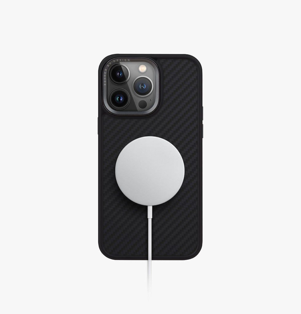 Uniq Keva For iPhone 15 Pro Max MagSafe Cover Carbon | Black Uniq Keva For iPhone 15 Pro Max MagSafe Cover Carbon | Black